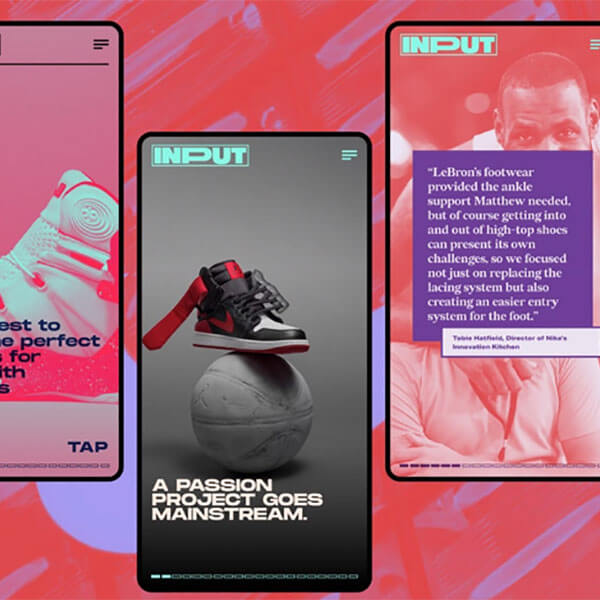Bustle Digital Group went live with the framework today with a new tech site called Input