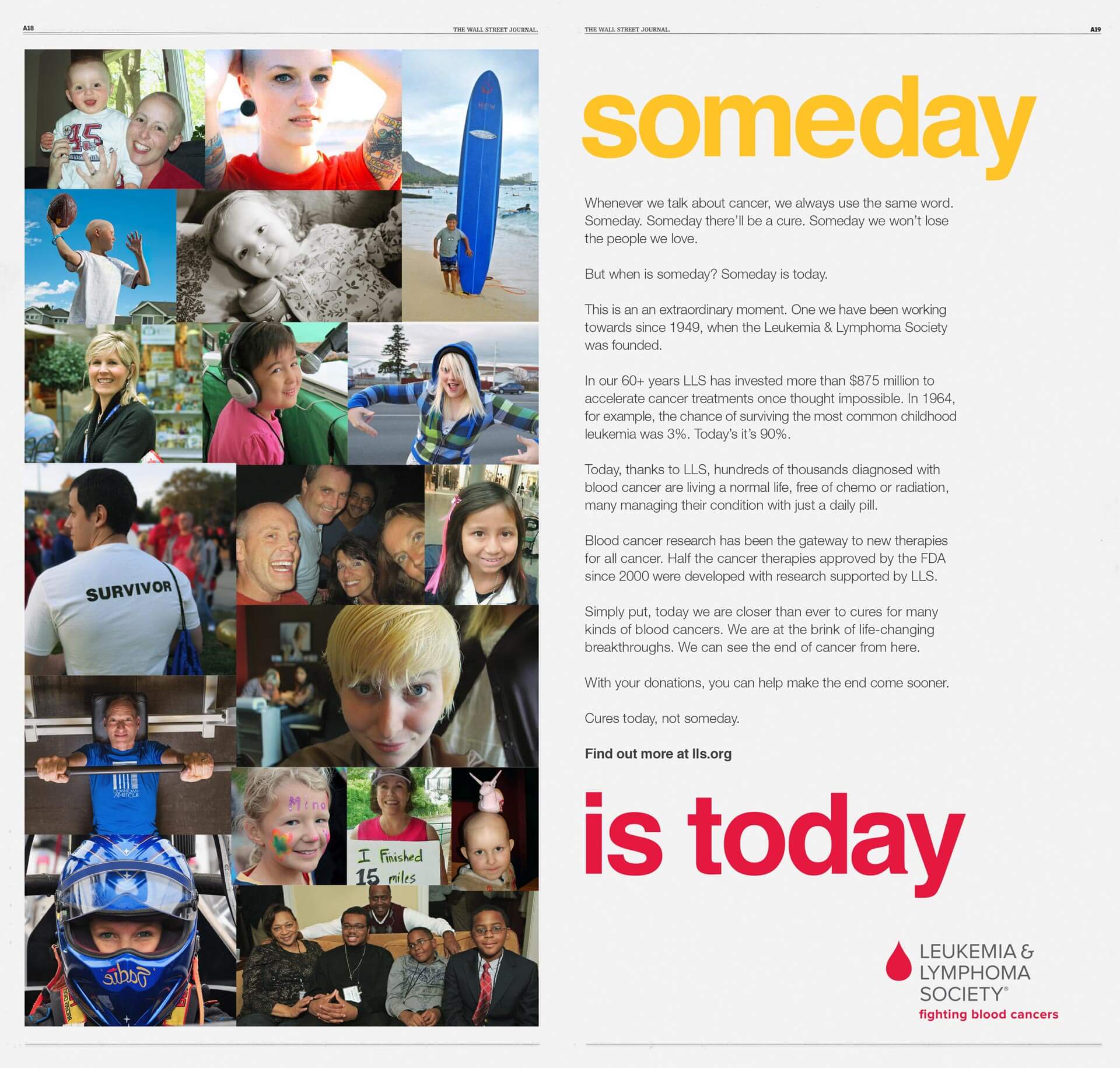 Leukemia & Lymphoma Society. Someday is today