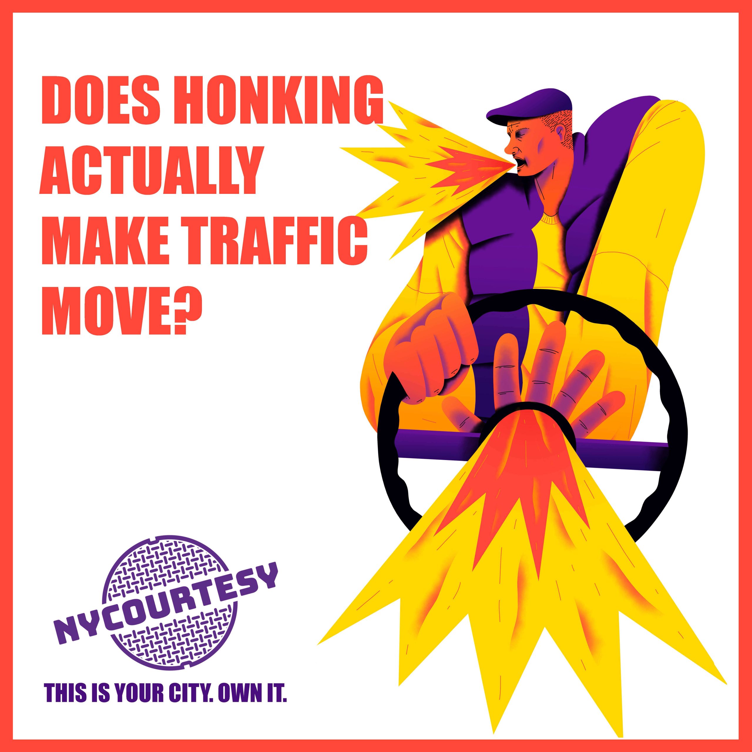 nyc-honking-ad New York Courtesy man honking horn