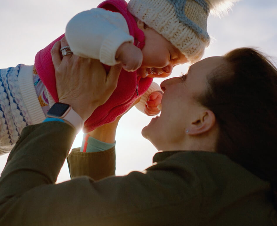 Dana-Farber Brigham Cancer Center mom and baby